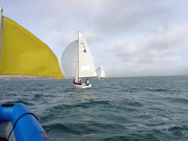 Lasko leading Tom Low © Jack Fenwick / RYA